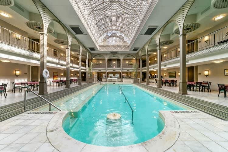 indoor pool area