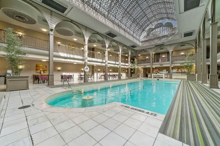 indoor pool area