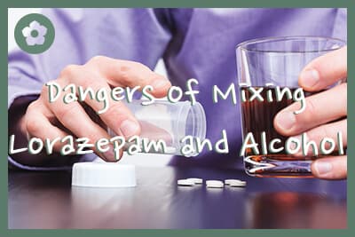 Alcohol effects with lorazepam side